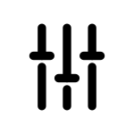 Sliders V SVG Icon